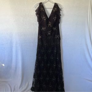 Jovani Chocolate Bustier Embellished Gown🤎